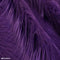 Purple Shaggy Mohair Faux Fur Fabric/ 3-4 Inches Long Pile