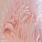 Pink Shaggy Mohair Faux Fur Fabric/ 3-4 Inches Long Pile