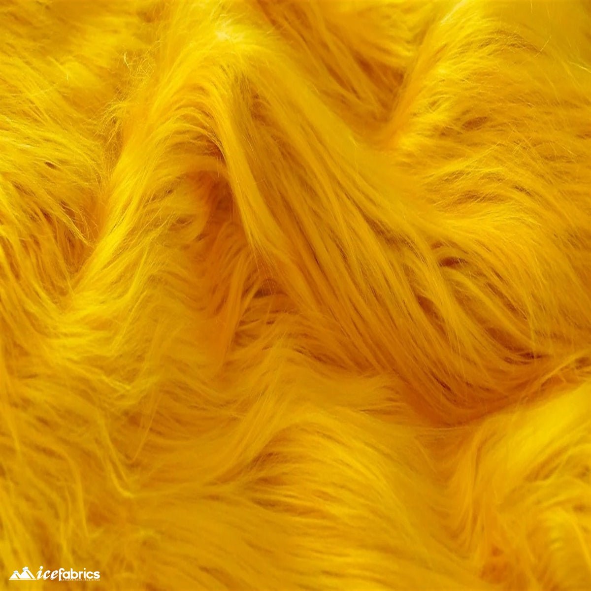 Shaggy Mohair Faux Fur Fabric/ 4 Inches Long PileICE FABRICSICE FABRICSGold1/2 Yard (60 inches Wide)Shaggy Mohair Faux Fur Fabric/ 4 Inches Long Pile ICE FABRICS