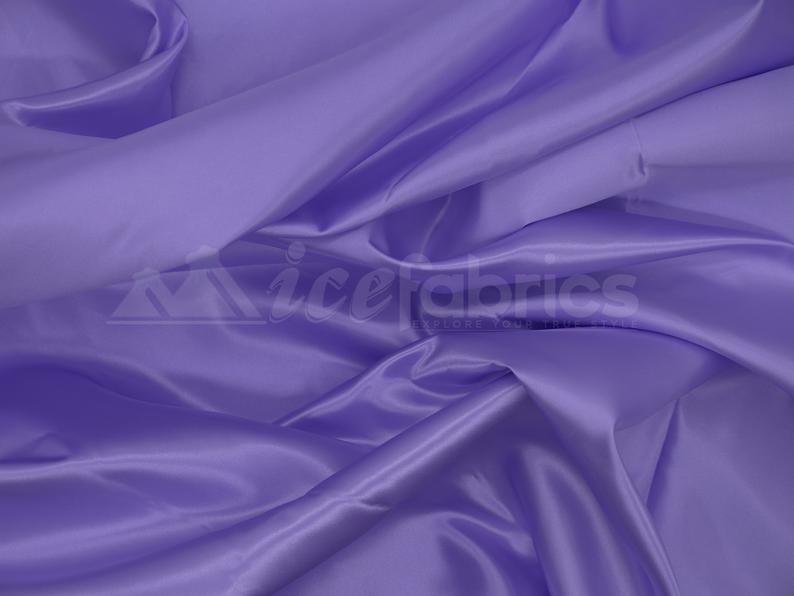 Shiny Bridal Satin Fabric Thick Silk Fabric (30 Colors Available)Satin FabricICEFABRICICE FABRICSLavenderShiny Bridal Satin Fabric Thick Silk Fabric (30 Colors Available) ICEFABRIC