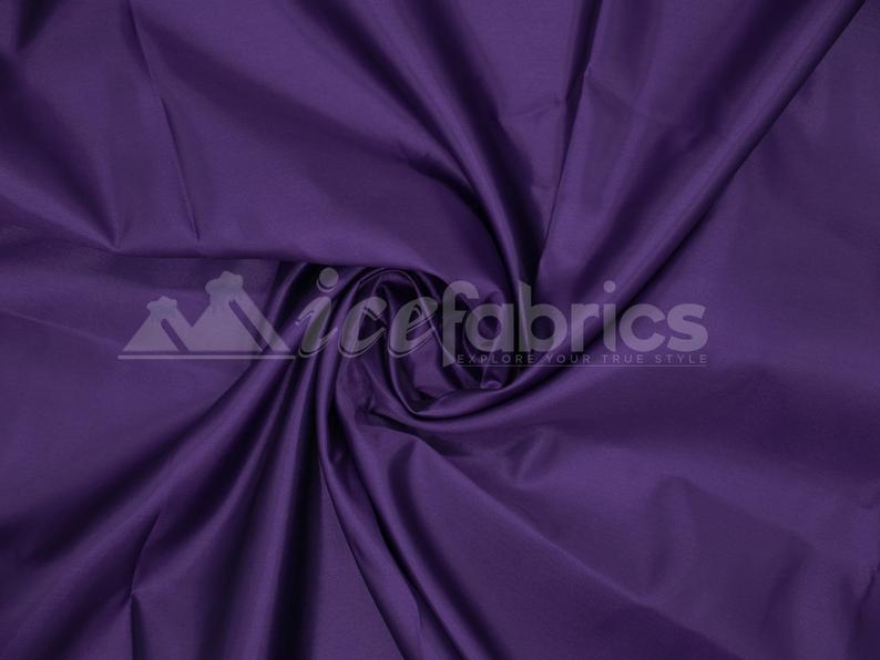 Shiny Bridal Satin Fabric Thick Silk Fabric (30 Colors Available)Satin FabricICEFABRICICE FABRICSPurpleShiny Bridal Satin Fabric Thick Silk Fabric (30 Colors Available) ICEFABRIC