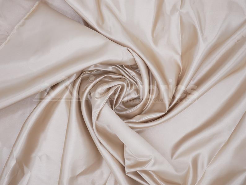 Shiny Bridal Satin Fabric Thick Silk Fabric (30 Colors Available)Satin FabricICEFABRICICE FABRICSChampagneShiny Bridal Satin Fabric Thick Silk Fabric (30 Colors Available) ICEFABRIC