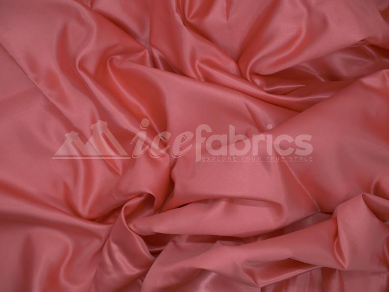 Shiny Bridal Satin Fabric Thick Silk Fabric (30 Colors Available)Satin FabricICEFABRICICE FABRICSCoralShiny Bridal Satin Fabric Thick Silk Fabric (30 Colors Available) ICEFABRIC