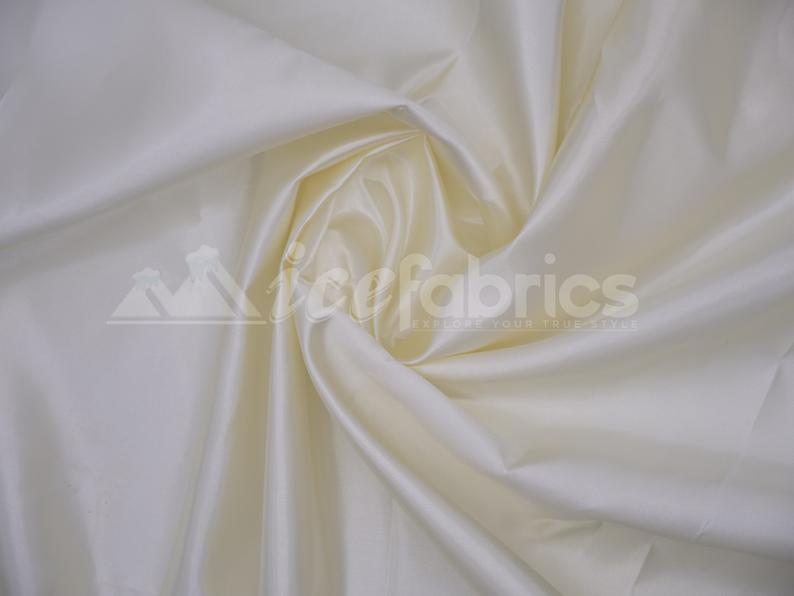 Shiny Bridal Satin Fabric Thick Silk Fabric (30 Colors Available)Satin FabricICEFABRICICE FABRICSIvoryShiny Bridal Satin Fabric Thick Silk Fabric (30 Colors Available) ICEFABRIC