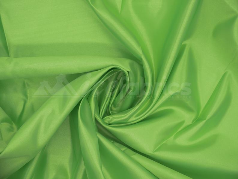 Shiny Bridal Satin Fabric Thick Silk Fabric (30 Colors Available)Satin FabricICEFABRICICE FABRICSNeon GreenShiny Bridal Satin Fabric Thick Silk Fabric (30 Colors Available) ICEFABRIC