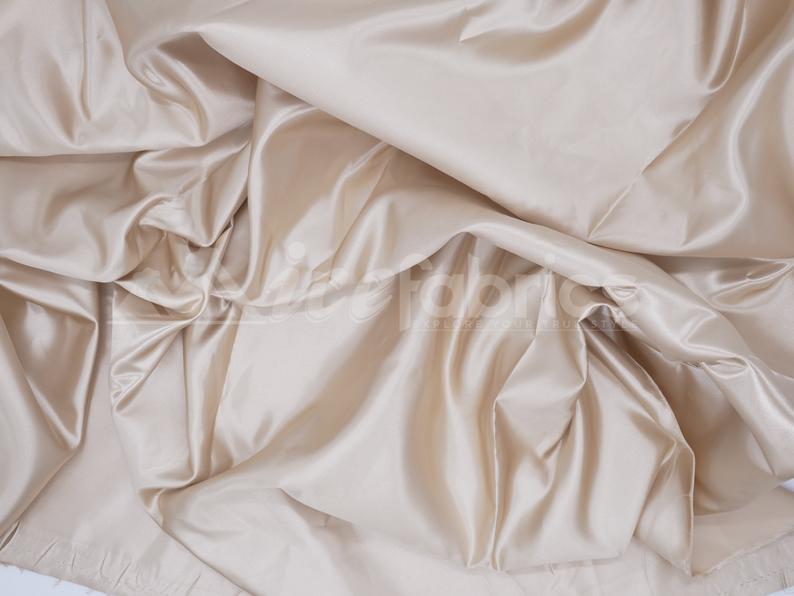 Shiny Bridal Satin Fabric Thick Silk Fabric (30 Colors Available)Satin FabricICEFABRICICE FABRICSChampagneShiny Bridal Satin Fabric Thick Silk Fabric (30 Colors Available) ICEFABRIC