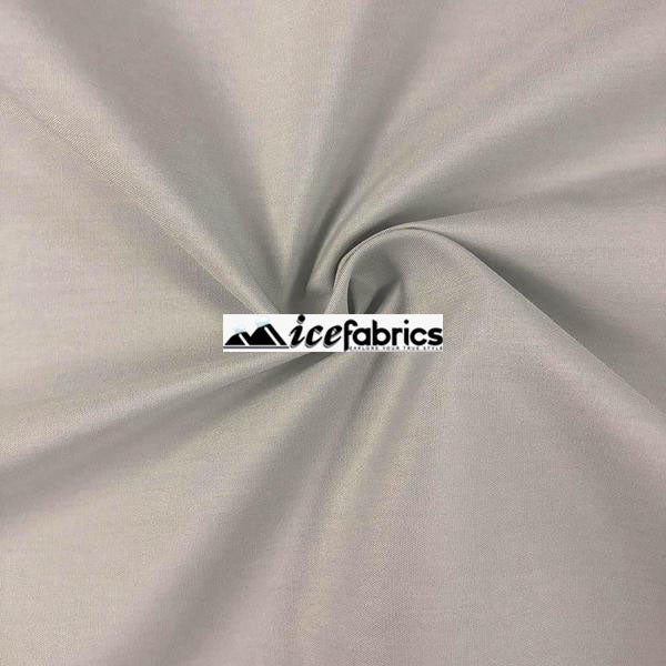 Silver Poly Cotton Fabric By The Yard (Broadcloth)Cotton FabricICEFABRICICE FABRICSBy The Yard (58" Wide)Silver Poly Cotton Fabric By The Yard (Broadcloth) ICEFABRIC