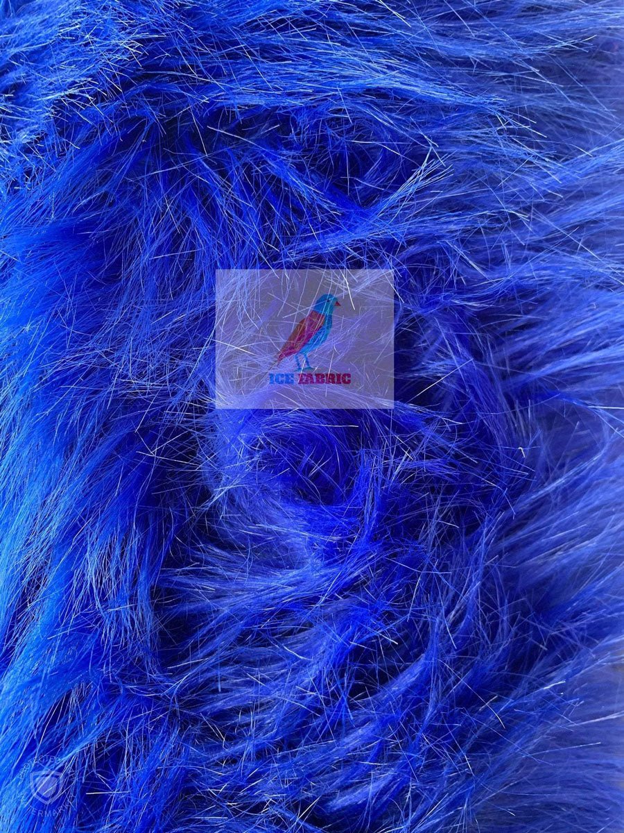 Solid Mongolian Long Pile Animal Faux Fur Fabric For Coats, Fur Clothing, Blankets, Bed Spreads, Throw Blanket Sold By The YardICEFABRICICE FABRICSRoyal BlueBy The Yard (60 inches Wide)Solid Mongolian Long Pile Animal Faux Fur Fabric For Coats, Fur Clothing, Blankets, Bed Spreads, Throw Blanket Sold By The Yard ICEFABRIC