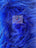 Royal Blue Solid Mongolian Long Pile Animal Faux Fur Fabric For Coats, Fur Clothing, Blankets, Bed Spreads, Throw Blanket Sold By The Yard