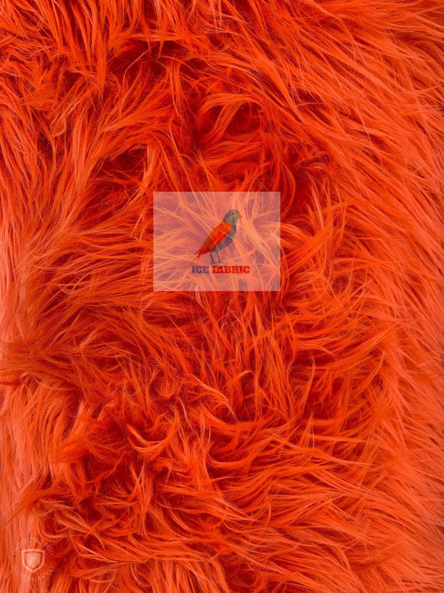 Solid Mongolian Long Pile Animal Faux Fur Fabric For Coats, Fur Clothing, Blankets, Bed Spreads, Throw Blanket Sold By The YardICEFABRICICE FABRICSOrangeBy The Yard (60 inches Wide)Solid Mongolian Long Pile Animal Faux Fur Fabric For Coats, Fur Clothing, Blankets, Bed Spreads, Throw Blanket Sold By The Yard ICEFABRIC