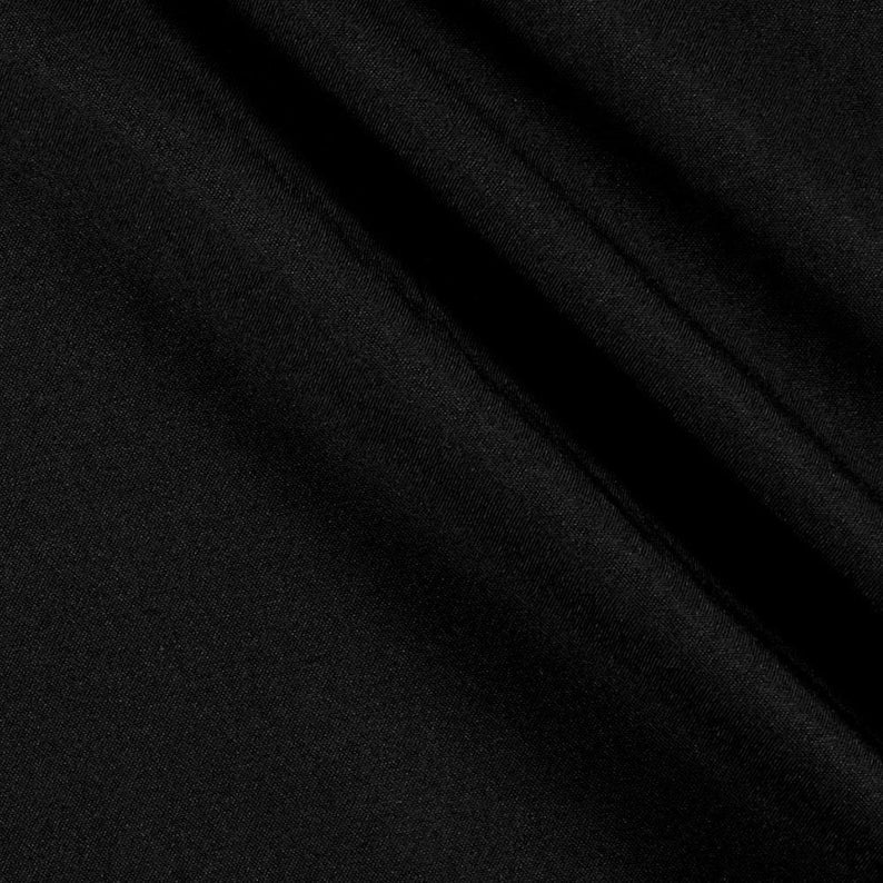 Solid Poly Poplin Fabric/ ‘’60 inches width/ BlackPoplin FabricICE FABRICSICE FABRICSSolid Poly Poplin Fabric/ ‘’60 inches width/ Black ICE FABRICS
