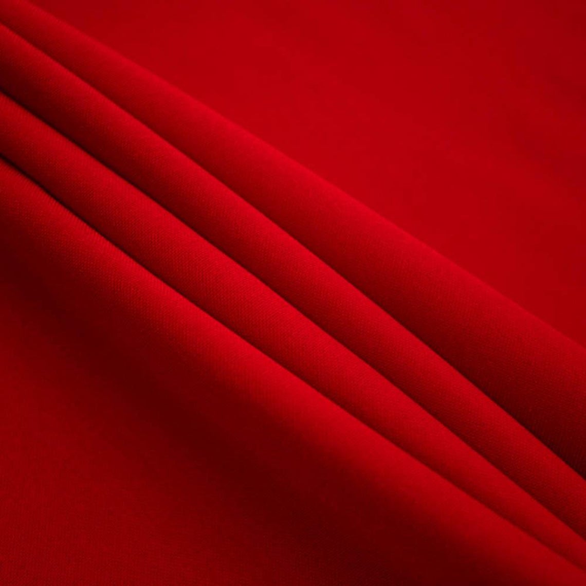 Solid Poly Poplin Fabric/ ‘’60 inches width/ RedPoplin FabricICE FABRICSICE FABRICSSolid Poly Poplin Fabric/ ‘’60 inches width/ Red ICE FABRICS