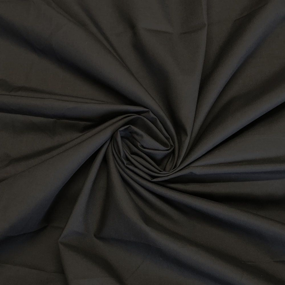 Solid Soft Poly Cotton Fabric By The Yard (18 Colors)Cotton FabricICEFABRICICE FABRICSBlackSolid Soft Poly Cotton Fabric By The Yard (18 Colors) ICEFABRIC