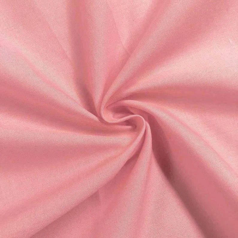 Solid Soft Poly Cotton Fabric By The Yard (18 Colors)Cotton FabricICEFABRICICE FABRICSCandy PinkSolid Soft Poly Cotton Fabric By The Yard (18 Colors) ICEFABRIC