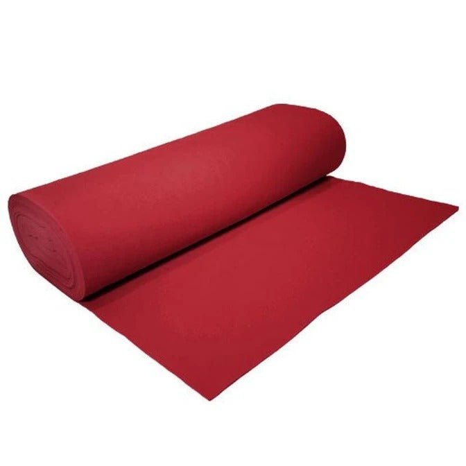 Solid Thick Acrylic Felt 72 Inches Wide Fabric Sold By The YardICEFABRICICE FABRICSBURGUNDY1.6mm ThickBy The YardSolid Thick Acrylic Felt 72 Inches Wide Fabric Sold By The Yard ICEFABRIC