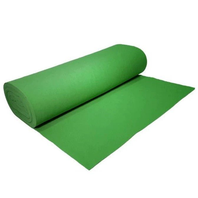 Solid Thick Acrylic Felt 72 Inches Wide Fabric Sold By The YardICEFABRICICE FABRICSEMERALD GREEN1.6mm ThickBy The YardSolid Thick Acrylic Felt 72 Inches Wide Fabric Sold By The Yard ICEFABRIC