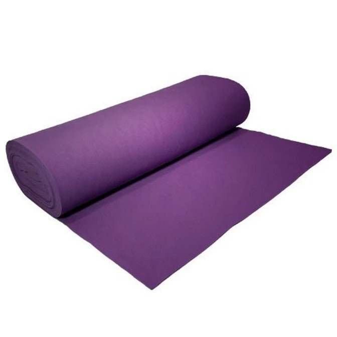 Solid Thick Acrylic Felt 72 Inches Wide Fabric Sold By The YardICEFABRICICE FABRICSPURPLE1.6mm ThickBy The YardSolid Thick Acrylic Felt 72 Inches Wide Fabric Sold By The Yard ICEFABRIC