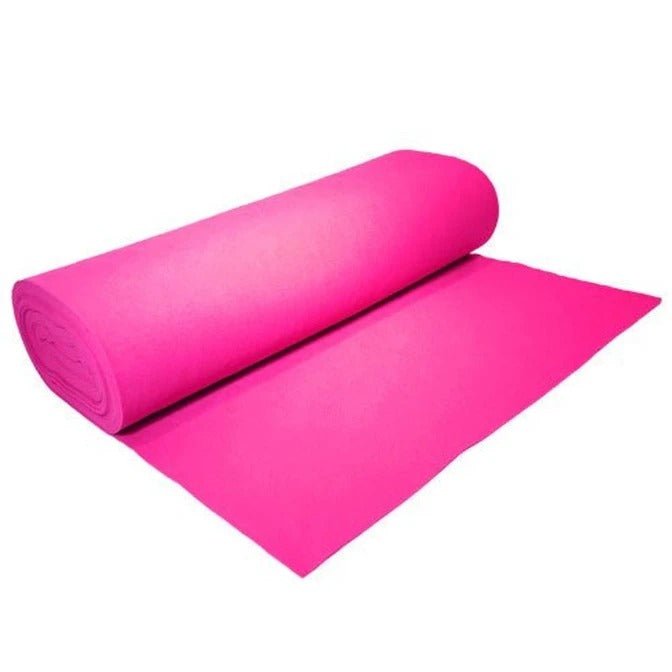 Solid Thick Acrylic Felt 72 Inches Wide Fabric Sold By The YardICEFABRICICE FABRICSFUCHSIA1.6mm ThickBy The YardSolid Thick Acrylic Felt 72 Inches Wide Fabric Sold By The Yard ICEFABRIC
