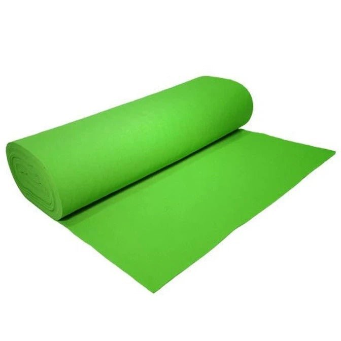 Solid Thick Acrylic Felt 72 Inches Wide Fabric Sold By The YardICEFABRICICE FABRICSAPPLE GREEN1.6mm ThickBy The YardSolid Thick Acrylic Felt 72 Inches Wide Fabric Sold By The Yard ICEFABRIC