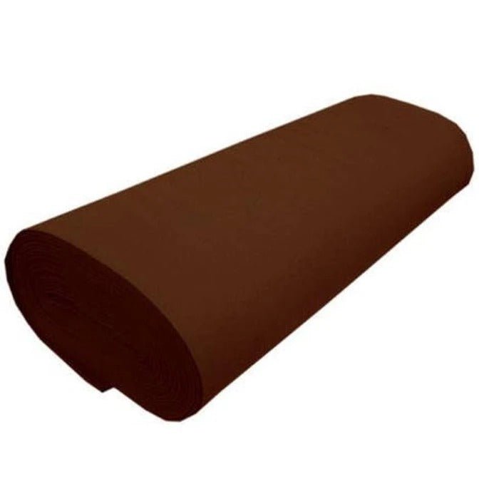 Solid Thick Acrylic Felt 72 Inches Wide Fabric Sold By The YardICEFABRICICE FABRICSBROWN1.6mm ThickBy The YardSolid Thick Acrylic Felt 72 Inches Wide Fabric Sold By The Yard ICEFABRIC
