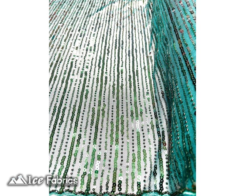 Stretch Beaded Fabric with Embroidery Sequin on MeshICE FABRICSICE FABRICSHunter Green60" WideStretch Beaded Fabric with Embroidery Sequin on Mesh