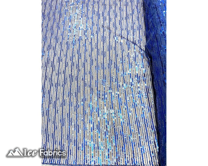 Stretch Beaded Fabric with Embroidery Sequin on MeshICE FABRICSICE FABRICSRoyal Blue60" WideStretch Beaded Fabric with Embroidery Sequin on Mesh