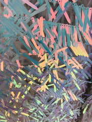 Sword Sequin Fabric Iridescent Fabric HologramICEFABRICICE FABRICSUnicornSword Sequin Fabric Iridescent Fabric Hologram ICEFABRIC
