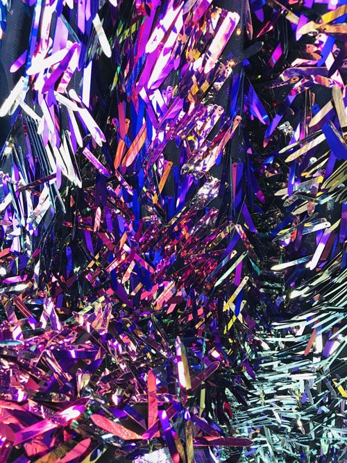 Sword Sequin Fabric Iridescent Fabric HologramICEFABRICICE FABRICSPurpleSword Sequin Fabric Iridescent Fabric Hologram ICEFABRIC