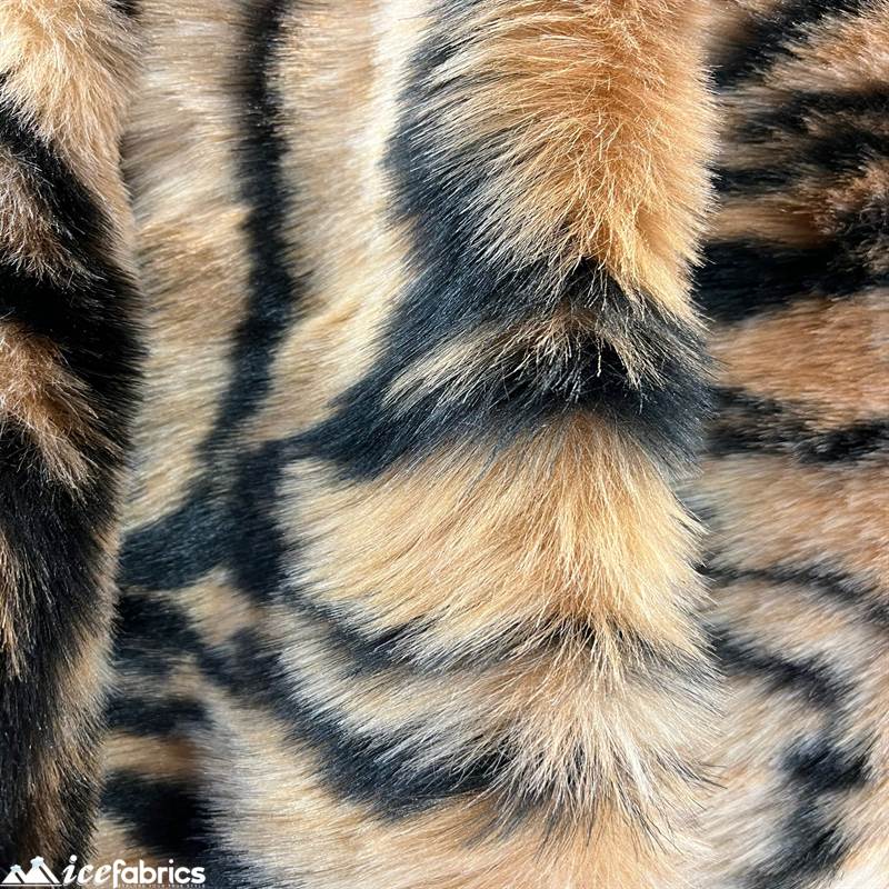 Tiger Long Pile Faux Fur Fabric | 60 Inches Wide |ICE FABRICSICE FABRICSBy The Yard (60 inches Wide)Tiger Long Pile Faux Fur Fabric | 60 Inches Wide | ICE FABRICS