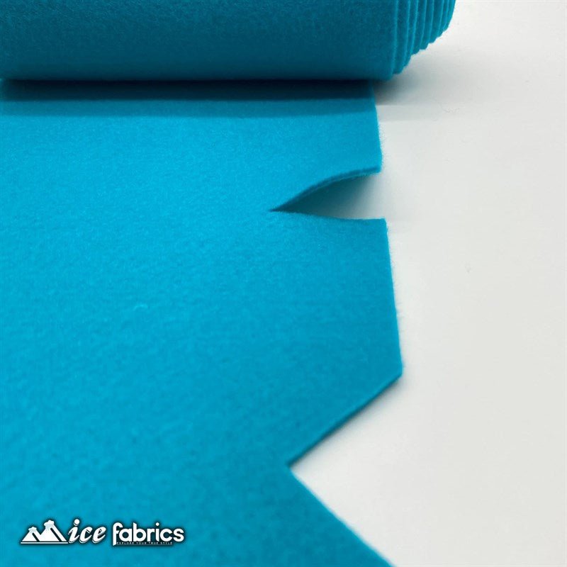 Turquoise Acrylic Wholesale Felt Fabric 1.6mm ThickICE FABRICSICE FABRICSBy The Roll (72" Wide)Turquoise Acrylic Wholesale Felt Fabric (20 Yards Bolt ) 1.6mm Thick ICE FABRICS
