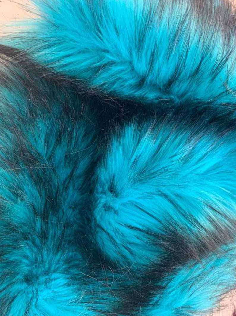 Turquoise Husky Faux Fur Fabric - Shaggy Fur Luxury FabricICE FABRICSICE FABRICSBy The Yard (60 inches Wide)Turquoise Husky Faux Fur Fabric - Shaggy Fur Luxury Fabric ICE FABRICS