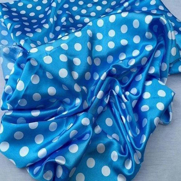 turquoisewhite-silky-12-inches