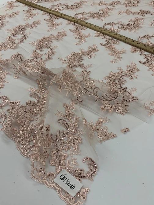 Veil Gowns Fabric Sold By The Yard | French Embroidered Mesh LaceICEFABRICICE FABRICSBlushVeil Gowns Fabric Sold By The Yard | French Embroidered Mesh LaceICEFABRICICE FABRICSBlushVeil Gowns Fabric Sold By The Yard | French Embroidered Mesh Lace ICEFABRIC