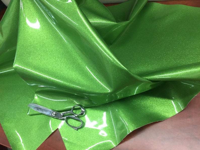Vinyl Faux Leather Sparkle Glitter Upholstery Fake Fabric 54" Wide For Frames, Pillows, PursesICEFABRICICE FABRICSGreenVinyl Faux Leather Sparkle Glitter Upholstery Fake Fabric 54" Wide For Frames, Pillows, Purses ICEFABRIC