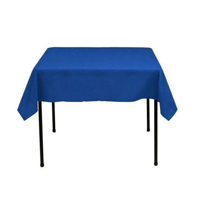 Washable Polyester 60 x 60 Inch Square TableclothICEFABRICICE FABRICSRoyal BlueWashable Polyester 60 x 60 Inch Square Tablecloth ICEFABRIC