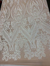 White On A Nude Mesh