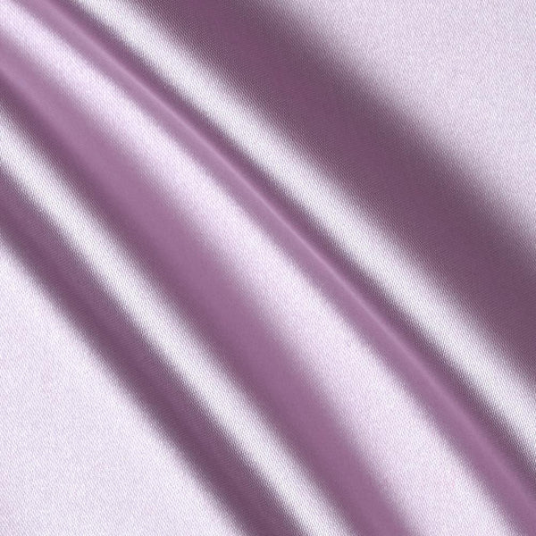 Lilac Silky Stretch Charmeuse Satin, Lavender Soft Silky Fabric