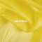 Wholesale Sheer Fabric Crystal Organza Fabric Yellow