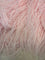 Pink Yeti Mongolian Long Pile Faux Fur Fabric By The Yard / Faux Fur Material